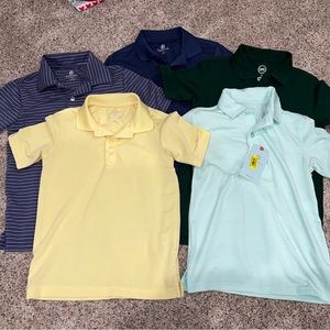 Set of 5 boys polo shirts - all new or like new condition
